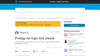
                            2. Solved: Prodigy.net login help please - AT&T Community