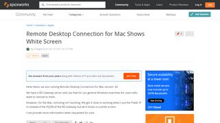 
                            3. [SOLVED] Remote Desktop Connection for Mac Shows White Screen ...