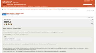 
                            5. [SOLVED] Samba + Kerberos + Windows 7 client: - Ubuntu Forums