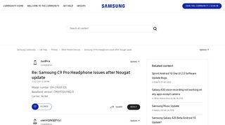 
                            11. Solved: Samsung C9 Pro Headphone issues after Nougat updat ...