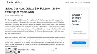 
                            6. Solved Samsung Galaxy S9+ Pokemon Go Not Working On Mobile Data