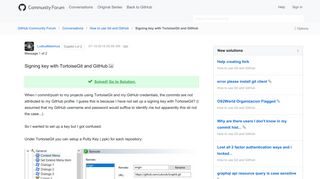 
                            7. Solved: Signing key with TortoiseGit and GitHub - GitHub Community ...