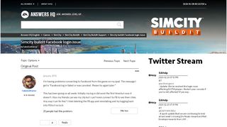 
                            3. Solved: Simcity buildit Facebook login issue - Answer HQ