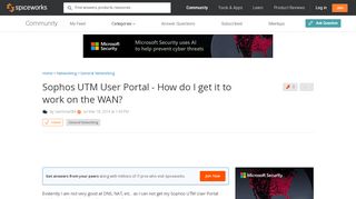 
                            10. [SOLVED] Sophos UTM User Portal - How do I get it to work on the ...