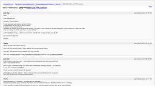 
                            8. [SOLVED] SSH and FTP problem! [Archive] - Ubuntu Forums