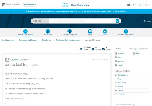 
                            12. Solved: ssh to leaf from apic - Cisco Community