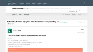 
                            5. Solved: SSMC Virtual Appliance deployment ssmcadmin passwo ...
