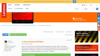 
                            10. Solved: Star symbol/logo | A6000plus - Lenovo Community - Lenovo ...
