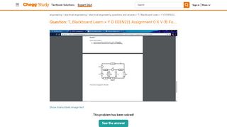 
                            10. Solved: T, Blackboard Learn × Y D EEEN211 Assignment 0 X V ...