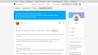 
                            13. Solved: Telstra Air Browser Login Window Won't Open - CrowdSupport