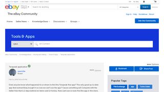 
                            9. Solved: Terapeak application - The eBay Community