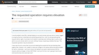 
                            11. [SOLVED] The requested operation requires elevation - ...