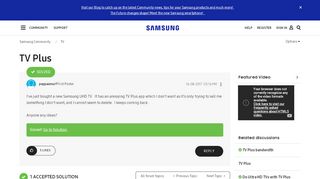 
                            10. Solved: TV Plus - Samsung Community