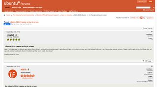 
                            9. [SOLVED] Ubuntu 12.04 freezes on log in screen - Ubuntu Forums