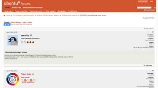 
                            3. [SOLVED] Ubuntu Budgie Login Screen - Ubuntu Forums