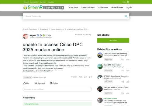 
                            7. Solved: unable to access Cisco DPC 3925 modem online - StarHub ...