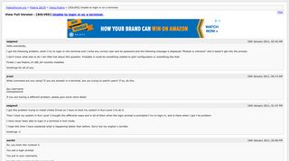 
                            2. [SOLVED] Unable to login in on a terminal. [Archive] - FedoraForum.org