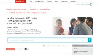 
                            11. Solved: unable to login to SMC router configuration page w ...