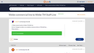 
                            3. Solved: unifi Community - Webe commercial line to Webe ...