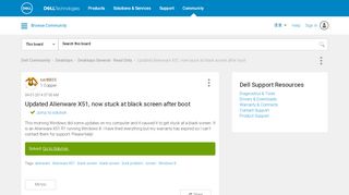 
                            3. Solved: Updated Alienware X51, now stuck at black screen after ...