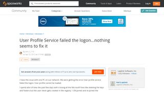 
                            7. [SOLVED] User Profile Service failed the logon...nothing seems to ...