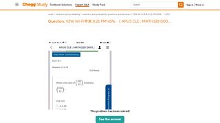 
                            6. Solved: VZW Wi-Fi令米 8:21 PM 45%. 〈 APUS CLE : MATH328 D ...