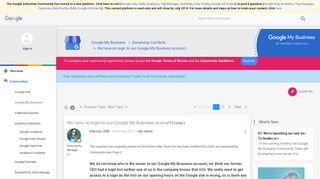 
                            8. Solved: We have no login to our Google My Business account - The ...