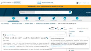 
                            3. Solved: Web-auth doesn't load the login.html pa... - Cisco Community