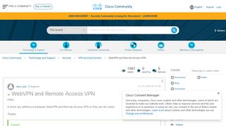 
                            12. Solved: WebVPN and Remote Access VPN - Cisco Community