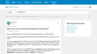 
                            6. Solved: Why Can't I Access the Intel Management Engine BIOS? - Dell ...