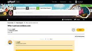 
                            6. Solved: Why I cant see xvideos.com - The giffgaff community