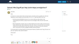 
                            4. Solved: Wie Zugriff per http (nicht https ... - ownCloud Central