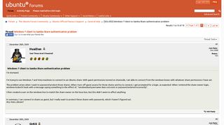 
                            3. [SOLVED] Windows 7 client to Samba Share authentication ...