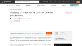 
                            12. [SOLVED] Windows XP Mode For All Users In Domain Enviornment ...