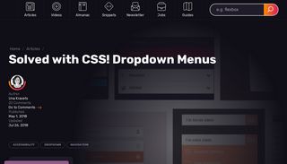 
                            3. Solved with CSS! Dropdown Menus | CSS-Tricks