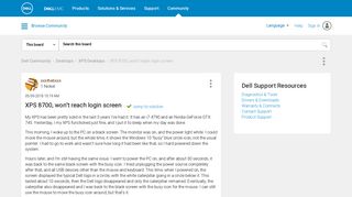 
                            5. Solved: XPS 8700, won't reach login screen - Dell Community