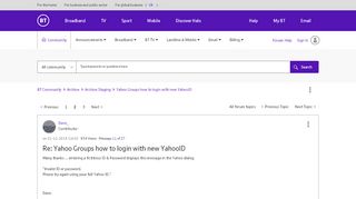 
                            6. Solved: Yahoo Groups how to login with new YahooID - Page 2 - BT ...