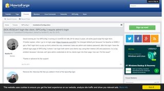 
                            9. [SOLVED]Can't login like client, ISPConfig 3 require admin's login ...