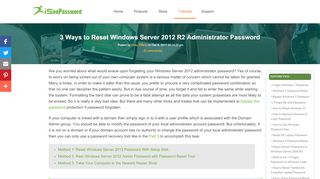 
                            5. [Solved]Reset Windows Server 2012 Local Administrator Password