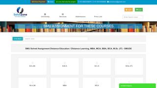 
                            6. Solvezone | SMU Solved Assignment Distance Education / Distance ...