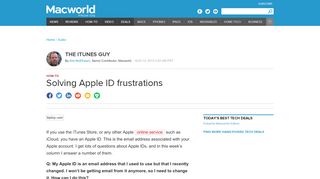 
                            12. Solving Apple ID frustrations | Macworld