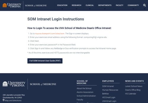 
                            9. SOM Intranet Login Instructions