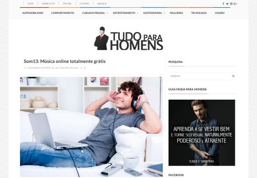 
                            12. Som13: Música online totalmente grátis | Tudo Para Homens