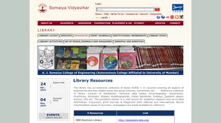 
                            11. Somaiya Vidyavihar | Library Resources