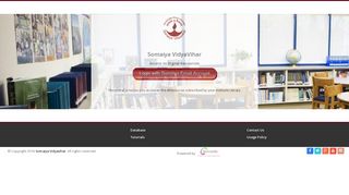 
                            2. Somaiya Vidyavihar: User Login