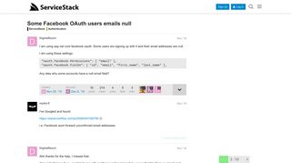 
                            9. Some Facebook OAuth users emails null - ServiceStack Customer Forums