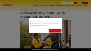 
                            6. Some points to consider when signing for packages - DHL Express