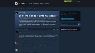 
                            6. Someone tried to log into my account? :: Help and Tips - Steam ...