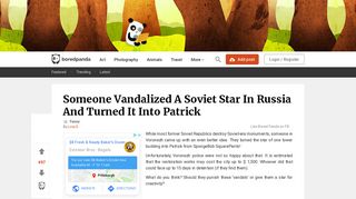 
                            12. Someone Vandalized A Soviet Star In Russia And Turned It Into ...