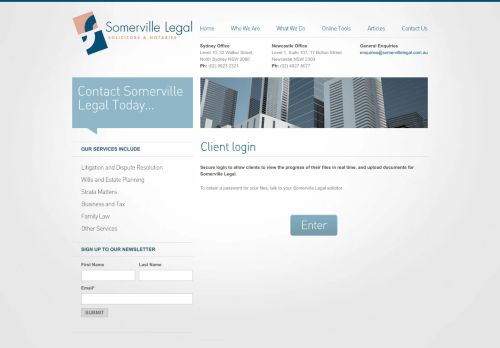 
                            10. Somerville Legal - Client login